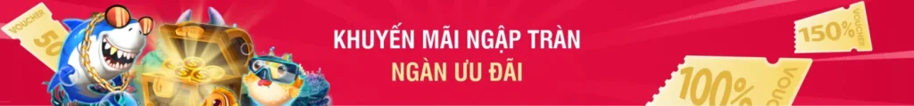 Banner khuyến mãi bắn cá