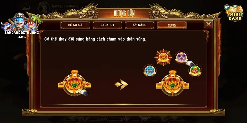 Cách nâng cấp súng bắn cá trong game bắn cá online hiện đại 2 Giới thiệu về cách nâng cấp súng bắn cá