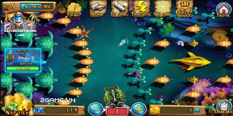 Cách nâng cấp súng bắn cá trong game bắn cá online hiện đại 3 Các bước nâng cấp súng bắn cá