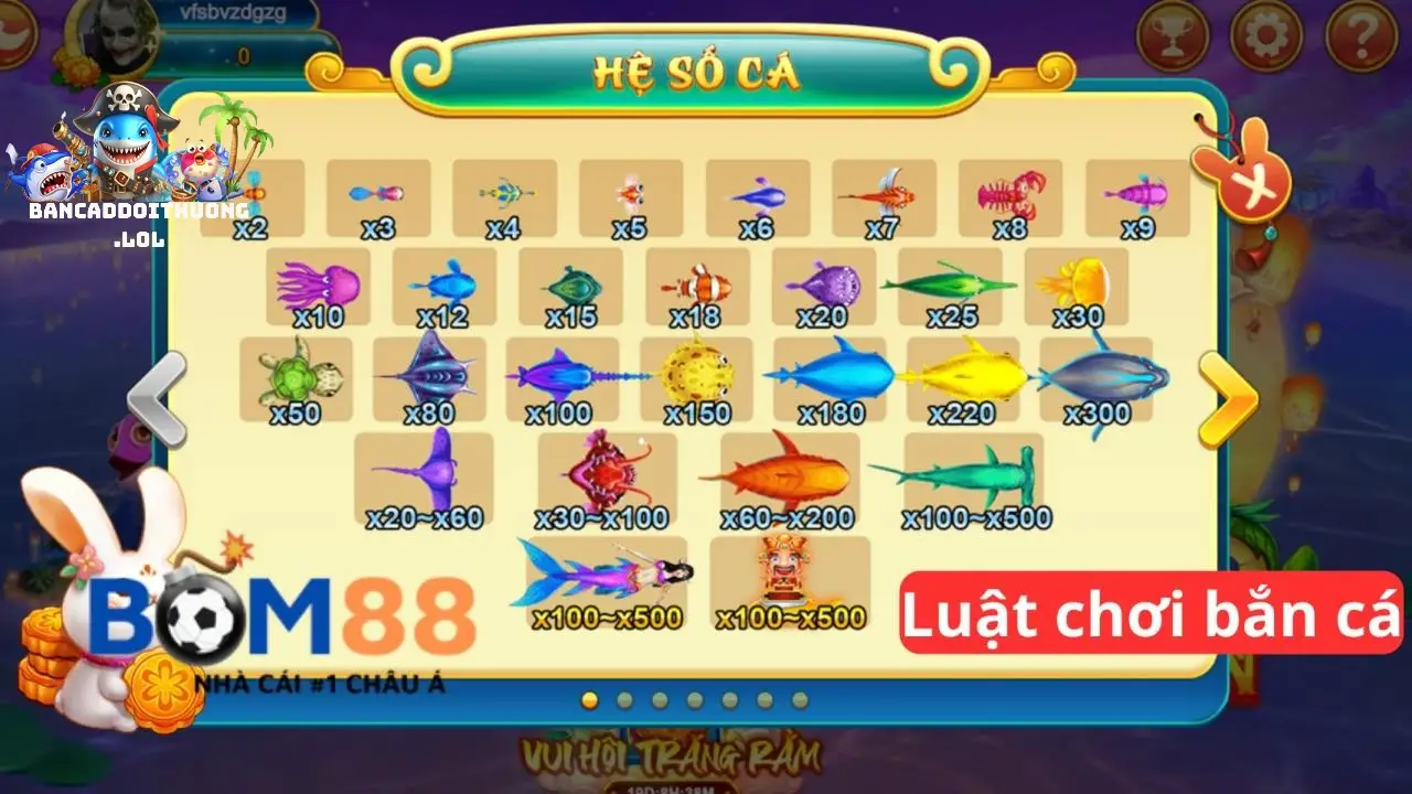 Review game bắn cá tại nhà cái BOM88 đẳng cấp Châu Á 5 Những lưu ý khi tham gia game bắn cá tại BOM88